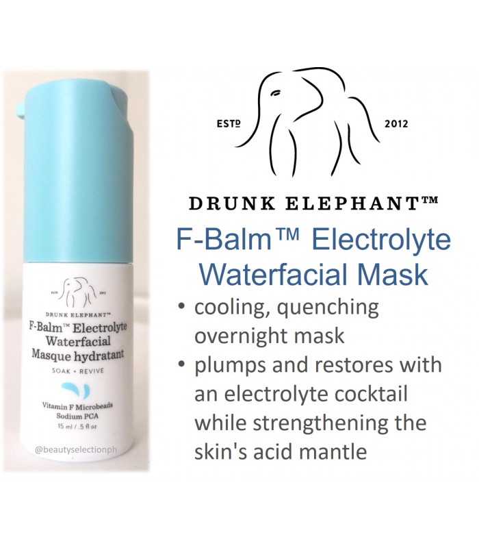 Drunk Elephant F-Balm Electrolyte Waterfacial Mask 15 ml